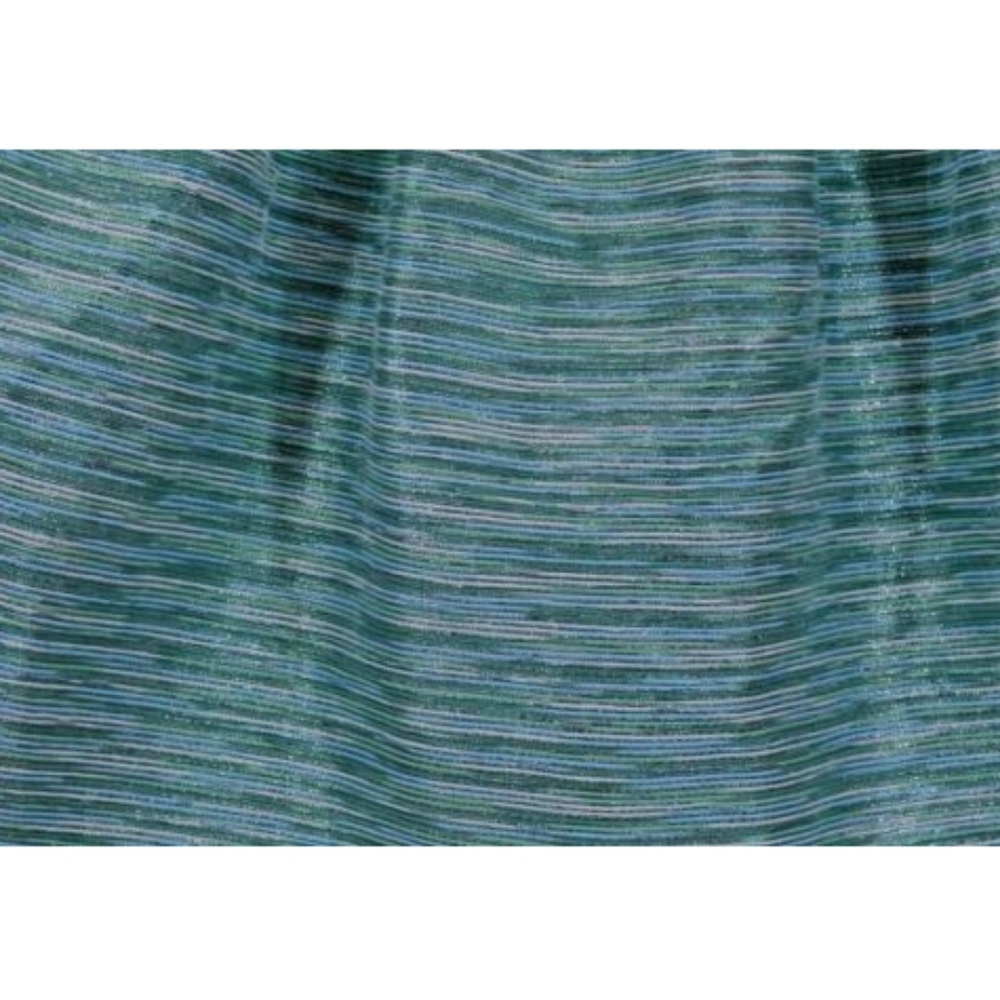 A. Drea Metallic Striped Skater Formal Dress - Picture 4 of 6